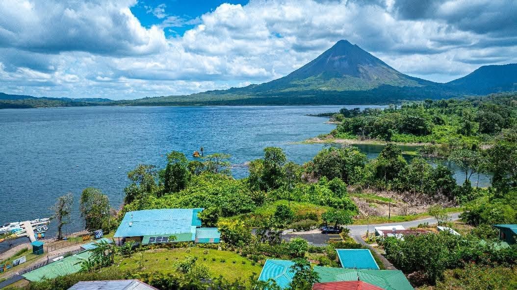 Vista panorámica del Volcán Arenal