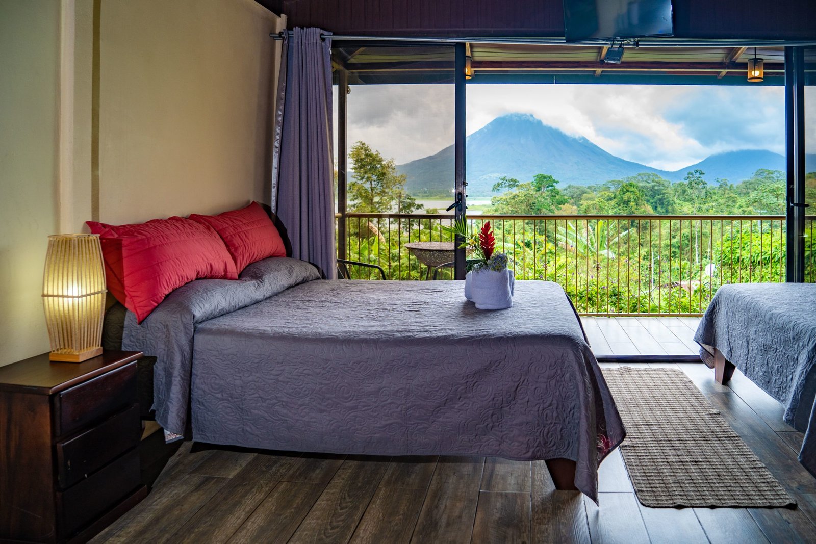 Triple Villa at Villas Paradise with two beds and volcano view